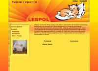 Strona internetowa z Lespol. FH
