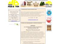Strona internetowa z Grupa Mur-Beton