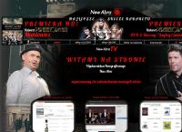 Strona internetowa z New-Abra