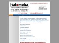 Strona internetowa z Talomeka. Instalacje Grzewcze, Gazowe i Wodno - Kanalizacyjne. Mruczkowski T.