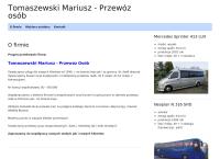 Tomaszewski Mariusz. Przewóz Osób, Wynajem Autobusów, Usługi Turystyczne