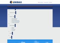 Strona internetowa z Unibax. Sp. Z O.o.
