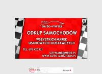 Strona internetowa z \"auto-Mróz\" Sp. Z O.o.