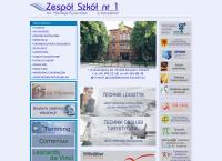 Strona internetowa z Zespół Szkół nr 1 im. M. Kopernika