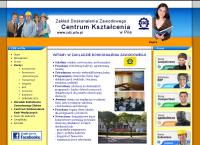 Strona internetowa z Zakład Doskonalenia Zawodowego Centrum Kształcenia w Pile