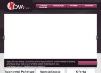 Strona internetowa z Nova Sc. Firanki, Zasłony