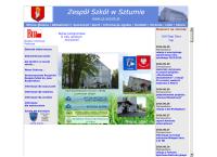 Strona internetowa z Zespół Szkół