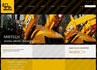 Strona internetowa z Mirtech