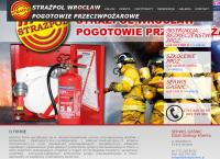 Strona internetowa z STRAŻPOL WROCŁAW POGOTOWIE PRZECIWPOŻAROWE