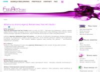 Strona internetowa z Agencja Reklamowa  - Studio Grafiki - Feel art  Studio