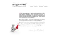 Strona internetowa z Magicprint Drukarnia Wielkoformatowa