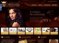 Strona internetowa z Ciastkarnia Marysieńka