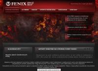 Strona internetowa z Fenix - Usługi Ppoż. i Bhp