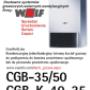 Wolf kocioł Piec kondensacyjny wiszący CGB35/40/50