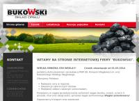 Strona internetowa z F.h. Bukowski