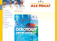 Strona internetowa z Ale Heca! Imprezy Dla Dzieci