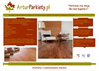 Strona internetowa z Artur Parkiety Układanie Cyklinowanie