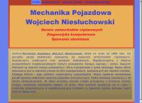 Niesłuchowski Wojciech. Mechanika Pojazdowa