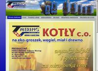 Strona internetowa z Mering. Mering T.
