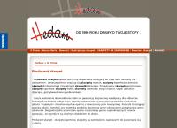 Strona internetowa z Hedam   -   Producent   Skarpet