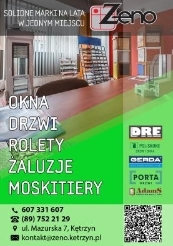 Zeno. Okna, Drzwi, Rolety Alu PVC