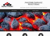 Strona internetowa z Przedsiębiorstwo Handlu Opałem, Złomem i Materiałami Budowlanymi Dariusz Repetyński