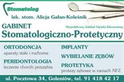 Gałan-Koleśnik Alicja, Lek. Stomatolog. Gabinet