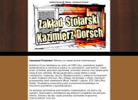 Strona internetowa z Dorsch Kazimierz. Zakład Stolarski