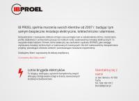 Ib Proel Instalacje  Elektryczne Teletechniczne i Alarmowe
