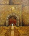 "Katedra" -olej/płótno - oil/canvas, Samuel Paremuzyan, Galeria Sztuki Miriam (Miriam Gallery of Art) Poland