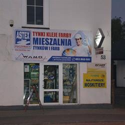 Wamo. Sprzedaż materiałów budowlanych, gipsowych, art. wykończeniowych