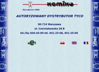 Kemiko. Sp. Z O.o. Autoryzowany Dystrybutor Firmy Tyco Usa
