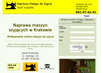Krężołek Józef. Naprawa maszyn do szycia