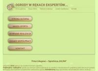 Strona internetowa z Kalina. Firma Usługowo - Ogrodnicza. Samborscy H.z.