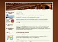 Strona internetowa z Liceum Ogólnokształcące Nr Iii Im. A. Mickiewicza
