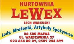 Lewex. Hurtownia art. spożywczych
