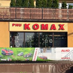 KOMAX - kosiarki, pilarki, traktory, agregaty, części zamienne do maszyn rolniczych