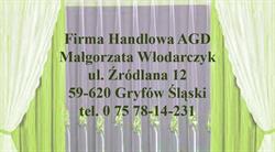 Włodarczyk Małgorzata. Sprzedaż Agd i Części Zamiennych