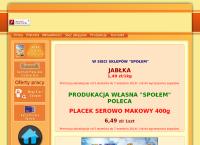 Strona internetowa z Piekarnia Pss Społem