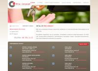 Strona internetowa z Pro-Invest