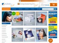 Strona internetowa z Zubek Poligrafia