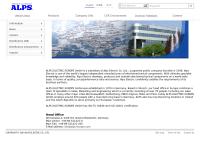 Alps Electric Europa. Sp. Z O.o. Przedstawicielstwo W Polsce