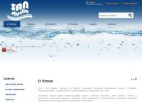 Strona internetowa z San Studio Sc. Obuchowski T., Chmielewski J., Syberski W.