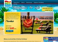 Strona internetowa z Go-Holiday