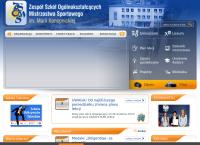 Strona internetowa z Liceum Ogólnokształcące nr XIII