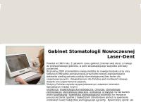 Strona internetowa z Laser-Dent