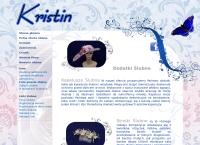 Strona internetowa z Kristin. Dodatki Ślubne