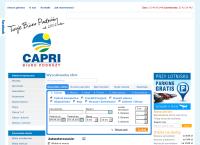 Strona internetowa z Biuro Podróży Capri