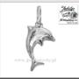 Srebrny delfin delfinek