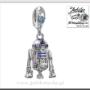 srebrny robot R2-D2